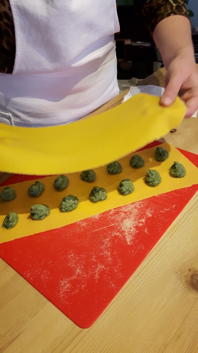 Gluten Free Cooking Course for Celiacs in Italy at Mama Isa's Cooking School - Here is Homemade Egg Gluten Free Ravioli
https://isacookinpadua.altervista.org/gluten-free-classes.html