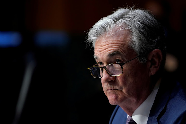 Federal Reserve chair Jerome Powell. Picture: REUTERS/POOL/SUSAN WALSH