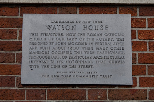 Plaque via Jack Curry's site Dedicated NYC. Original page here.