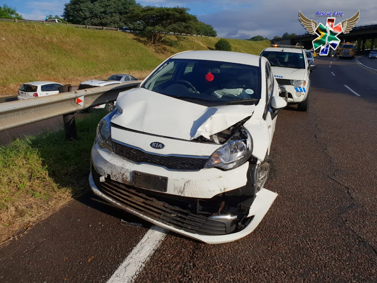 A collision between a truck and car on the M7 Durban Bound near N3.