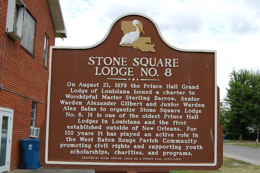 On August 21, 1879 the Prince Hall Grand Lodge of Louisiana issued a charter to Worshipful Master Sterling Barrow, Senior Warden Alexander Gilbert and Junior Warden Alex Bains to organize Stone...