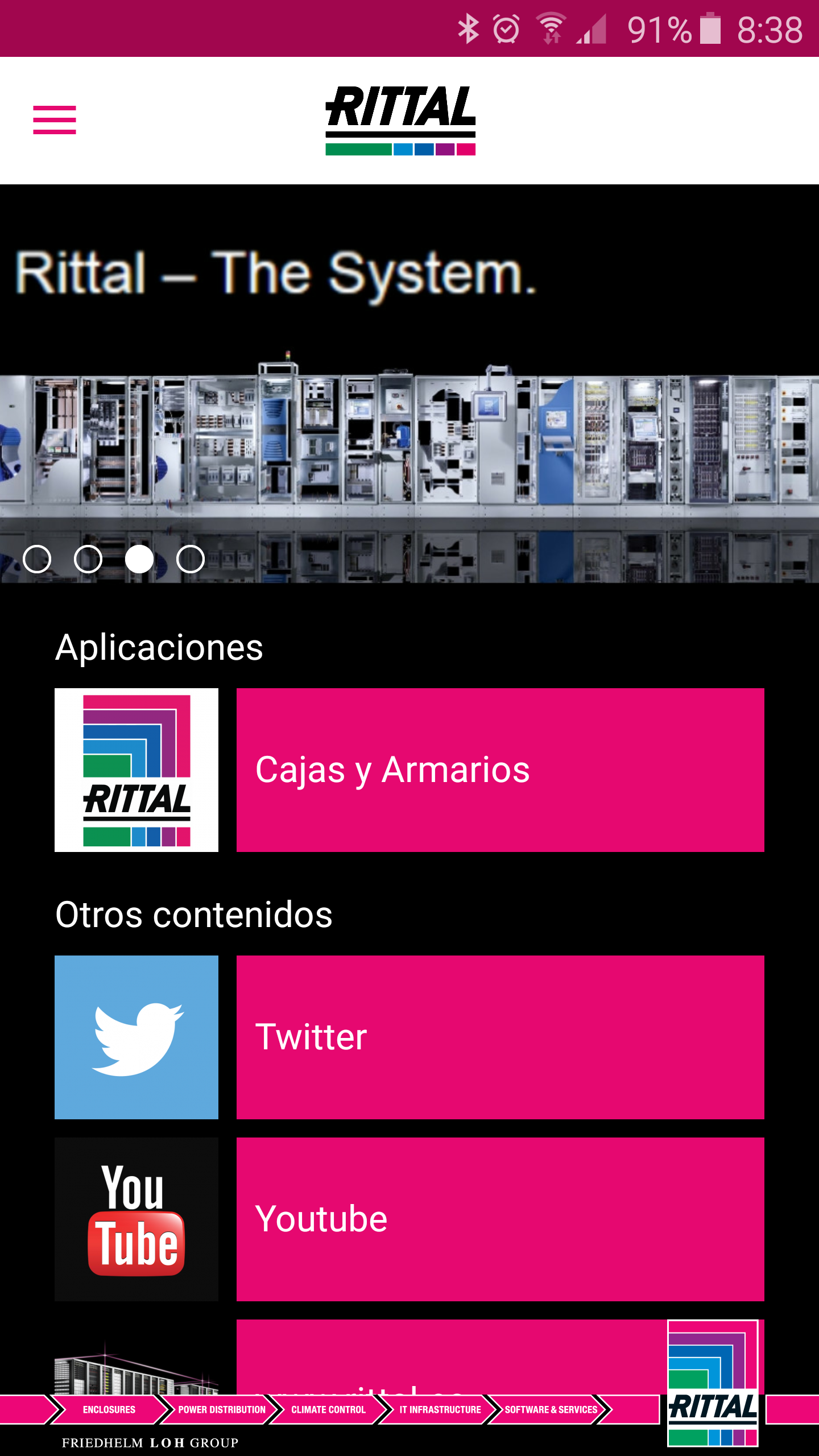Android application Rittal4u screenshort