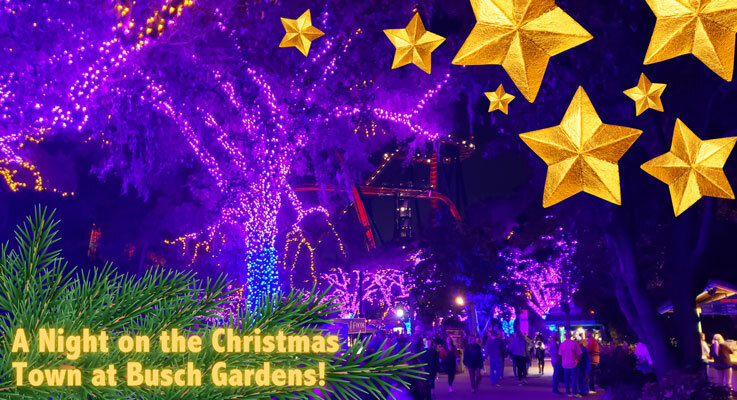 A Night on the Christmas Town at Busch Gardens!