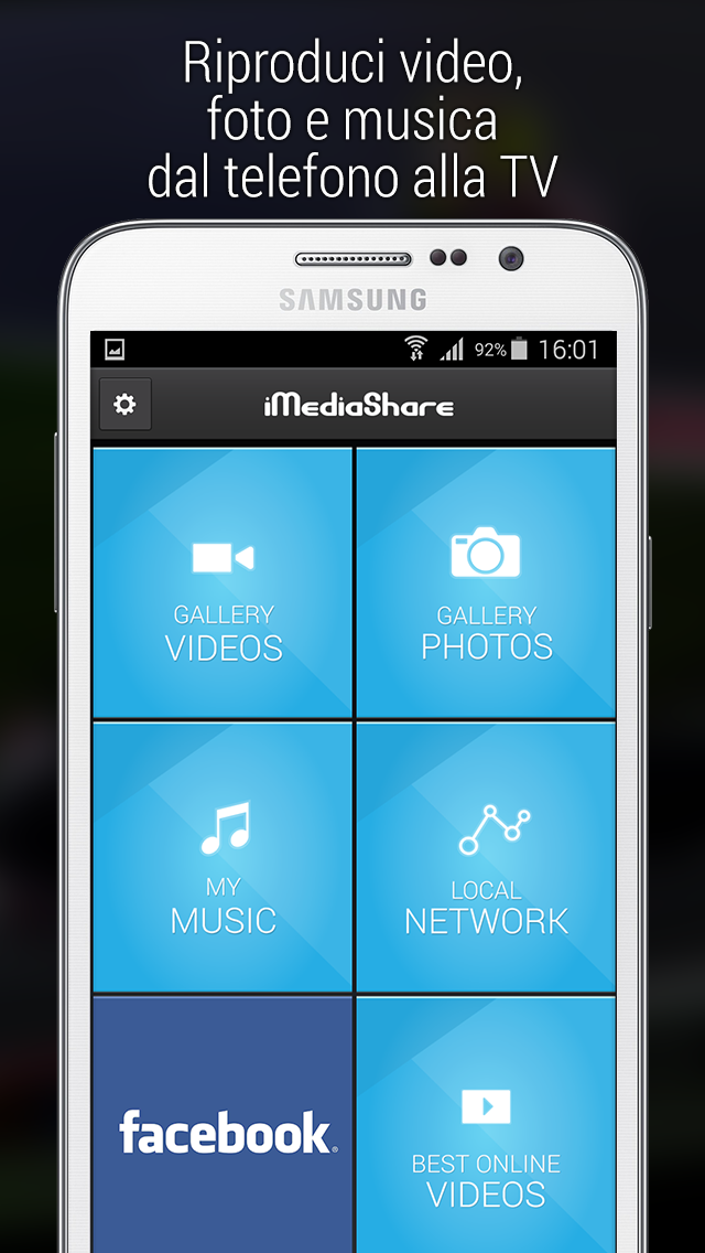 Android application iMediaShare – Photos & Music screenshort