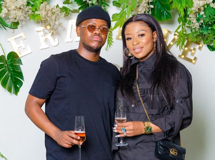 DJ Zinhle is beaming with pride over her husband Mörda's solo debut.