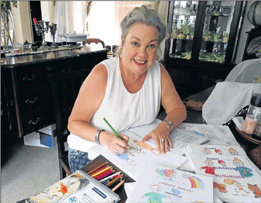 Former radiographer Kathy Hill has re-invented herself as a children’s book author and is busy with the third in her series of Gogo books. Picture: BARBARA HOLLANDS