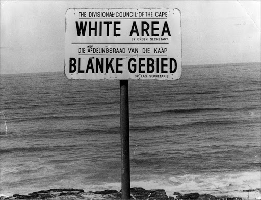 Black South Africans were excluded from this Cape Town beach during apartheid.