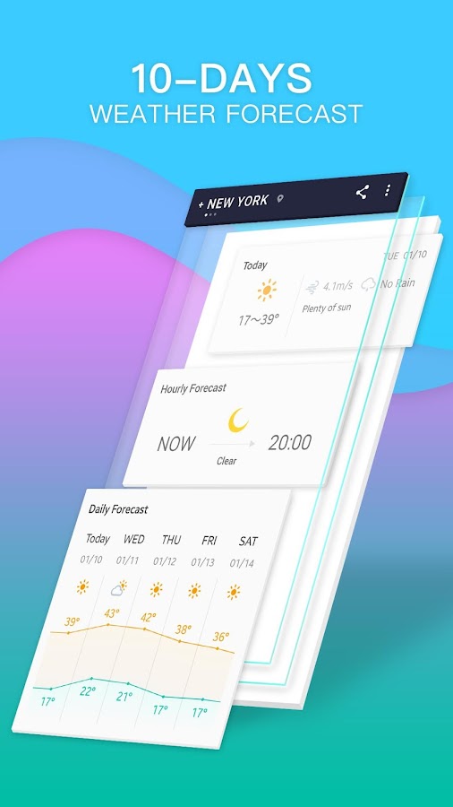 360 Weather - прогноз погоды — приложение на Android
