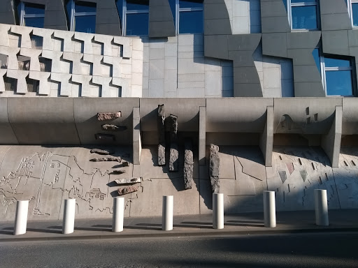 Scottish Parliament Poetry Wall 