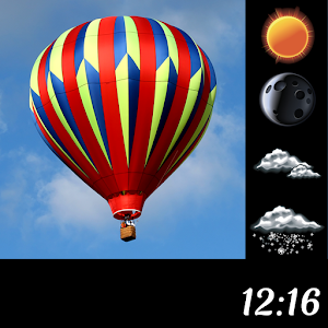 Download Air Balloon Weather & Clock For PC Windows and Mac