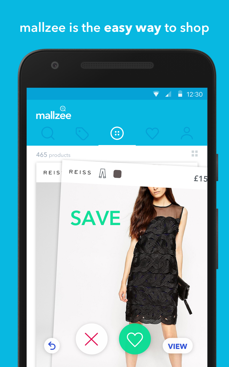 Android application Mallzee - Smarter Shopping screenshort