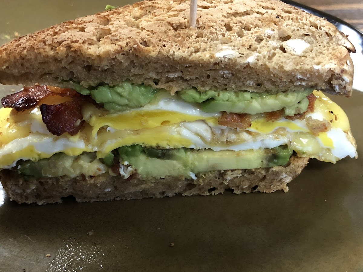Egg Deluxe sandwich