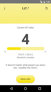 UV Index screenshot for Android