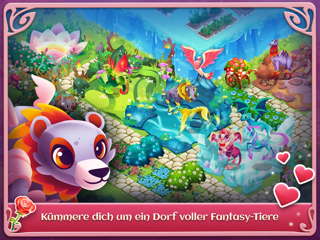 Android application Fantasy Forest: Valentines screenshort