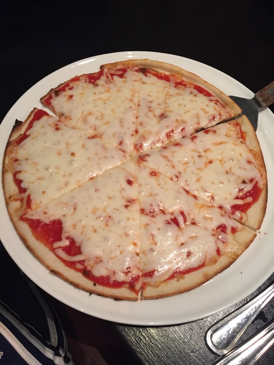 Gluten-free cheese pizza