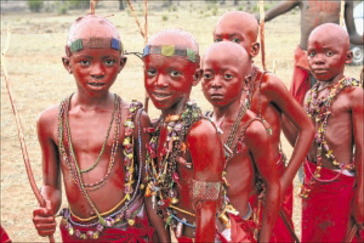 AT RISK: Young boys at an initiation school near Mdantsane in Eastern Cape. PHOTO: YANDISA MONAKALI