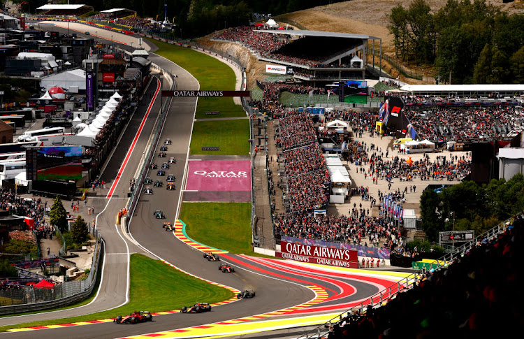 Racers at Spa-Francorchamps.