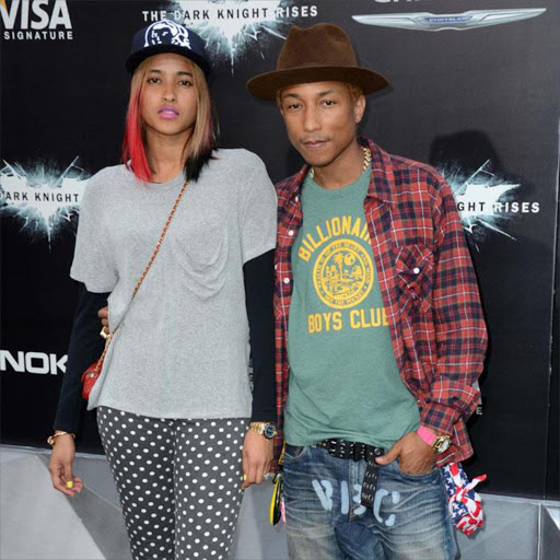 Singer and producer Pharrell Williams and supermodel wife Helen Lasichanh. File photo.