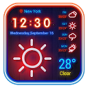ダウンロード Weather App Neon Theme 2018 をインストールする 最新 APK ダウンローダ