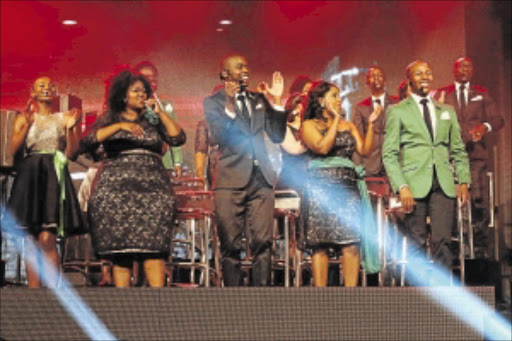 TRAILBLAZERS: Joyous Celebration will be performing this Easter weekend at Carnival City, where they will be launching their 19th album photo: supplied