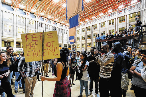 It’s been five years since the first Fees Must Fall protests. File photo.