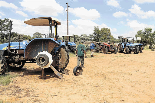 BROKEN PROMISES: About 32 tractor drivers in Mpumalanga have been forced to dip into their own pockets to repair their state-provided vehicles so that they can work and get paid.