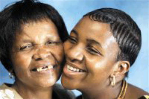 PEACE REIGNS: Grace Maubane and her 'friend' and daugher-in -law Zimasa. Pic. Antonio Muchave. 16/01/2007. © Sowetan.
