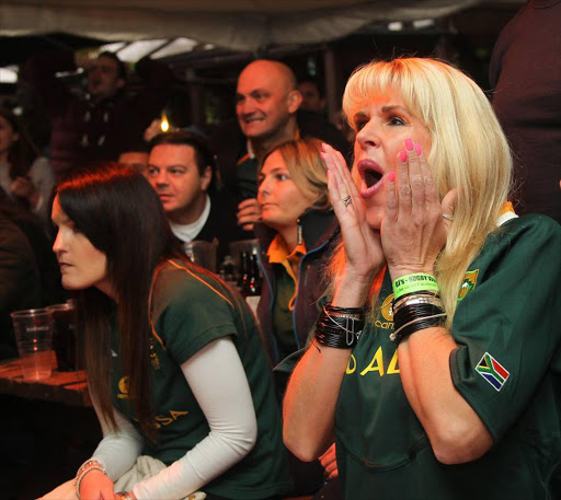 Bronwen Cousins is tested during the finals moments of the game