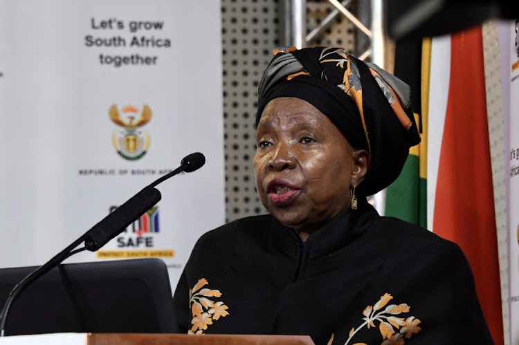 Afriforum has called on Cogta minister Nkosazana Dlamini-Zuma to provide evidence that the curfew contributes to the slowing of Covid-19 infections. File photo.