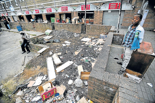 EW DEVELOPMENT: Evidence of poor upkeep is everywhere at the Mdantsane Mall, originally called the Lennox Sebe Building. Plans are afoot to renovate the township’s oldest mall Picture: MARK ANDREWS