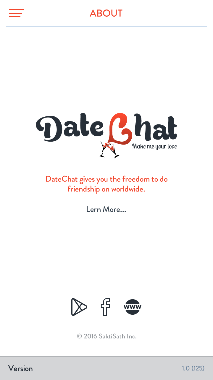 Android application Date Chat screenshort