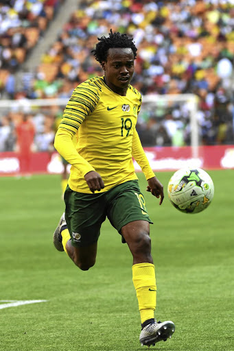 Bafana Bafana's Percy Tau.