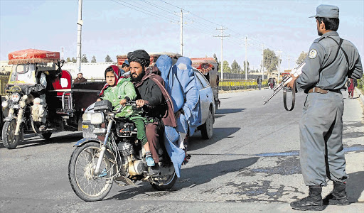 ON HIGH ALERT: Security has been stepped up in Afghanistan after a US drone attack killed a former Taliban commander in Helmand province. At least six other militants were also killed in the attack