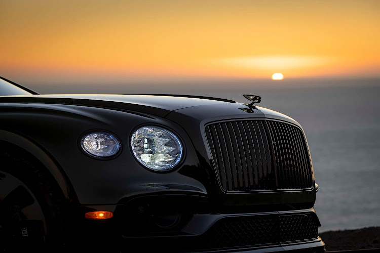 The Bentley Flying Spur S headlights are a wonderful work of art.