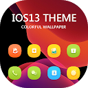 App Download Theme for OS 13 Colorful Glass launcher Install Latest APK downloader