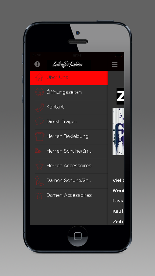 Android application Zeitraffer Fashion screenshort