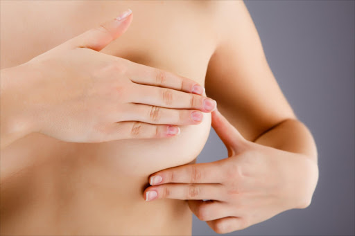 A self breast examination is important to perform once a month.