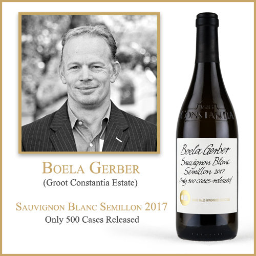 Boela Gerber Sauvignon Blanc Semillon 2017 (Groot Constantia Estate)