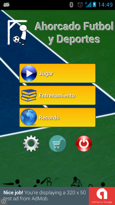 Android application Hangman Soccer &amp; Sports screenshort