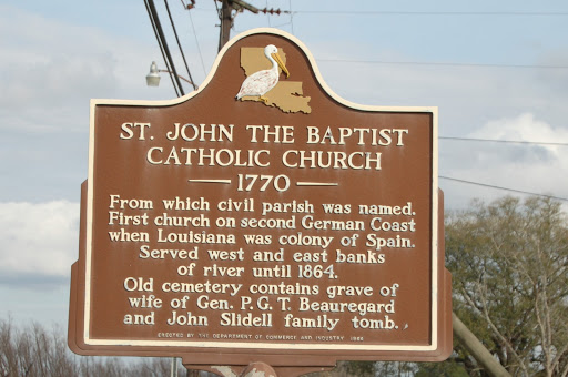 1770.  From which civil parish was named. First church on second German Coast when Louisiana was a colony of Spain. Served west and east banks of river until 1864. Old cemetery contains wife of...
