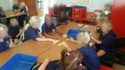 Pupils in this class at a Schweizer-Reneke school were moved to different seating spaces after their break on the first day of school to ensure they were not separated according to race.