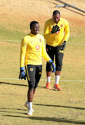 Bruce Bvuma  and   Itumeleng Khune  at the Kaizer Chiefs media open day in Naturena./Veli Nhlapo