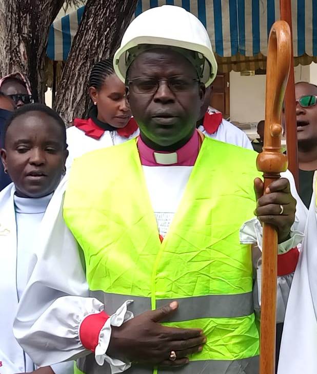 ACK Bishop of Eldoret Thomas Ruto speaking in the town on April 22nd 2024