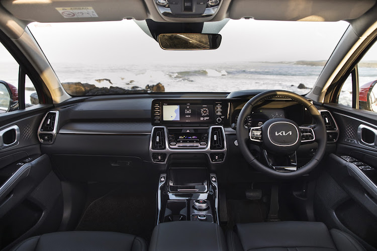 The Sorento scores top marks for interior quality.