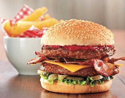 Wimpy's Double Bacon & Cheese burger.