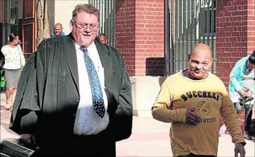 Louis Erasmus with alleged gang kingpin Shaun Ah Shene