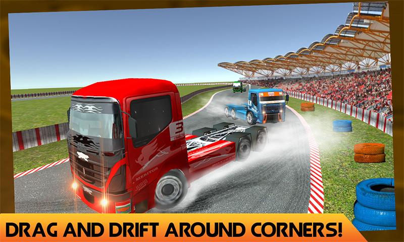 Android application Truck Driver Drift Racing 2016 screenshort