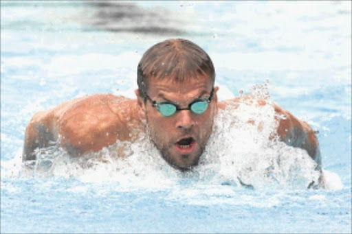 OPTIMISTIC: Olympic gold medal winner Ryk Neethling at his peak. Photo: Lee Warren/Gallo Images