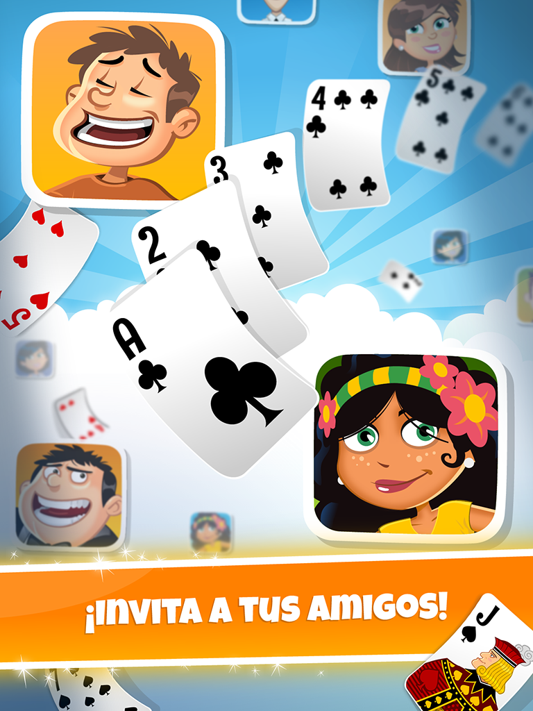 Android application Buraco Loco: card game screenshort