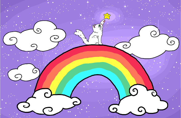 rainbows and kittens and sparkles